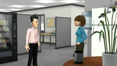 an argument between two colleagues