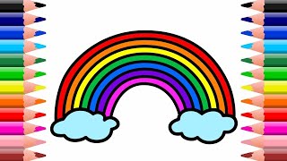 Bolalar uchun kamalak rasmini chizish/Рисование радуги для детей/ Drawing rainbow for kids