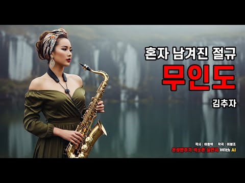 [은성 반주기 색소폰 실연곡] 무인도 - 김추자 노래 /  MR / 색소폰연주