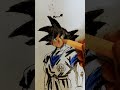 Drawing of Goku #drawing #dragonball #shorts #viralshort #youtube #Shifuarts00