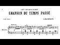 Capture de la vidéo Georges Bachmann: Chanson Du Temps Passé