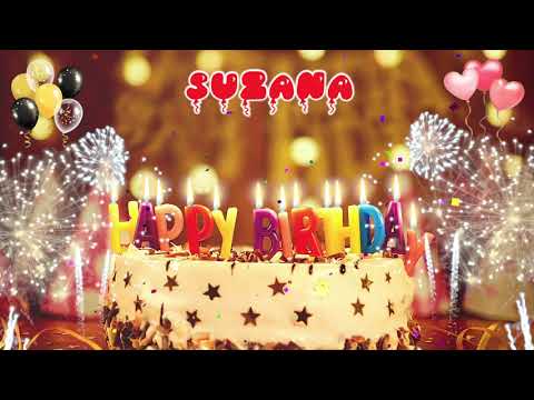 SUZANA Birthday Song Happy Birthday Suzana