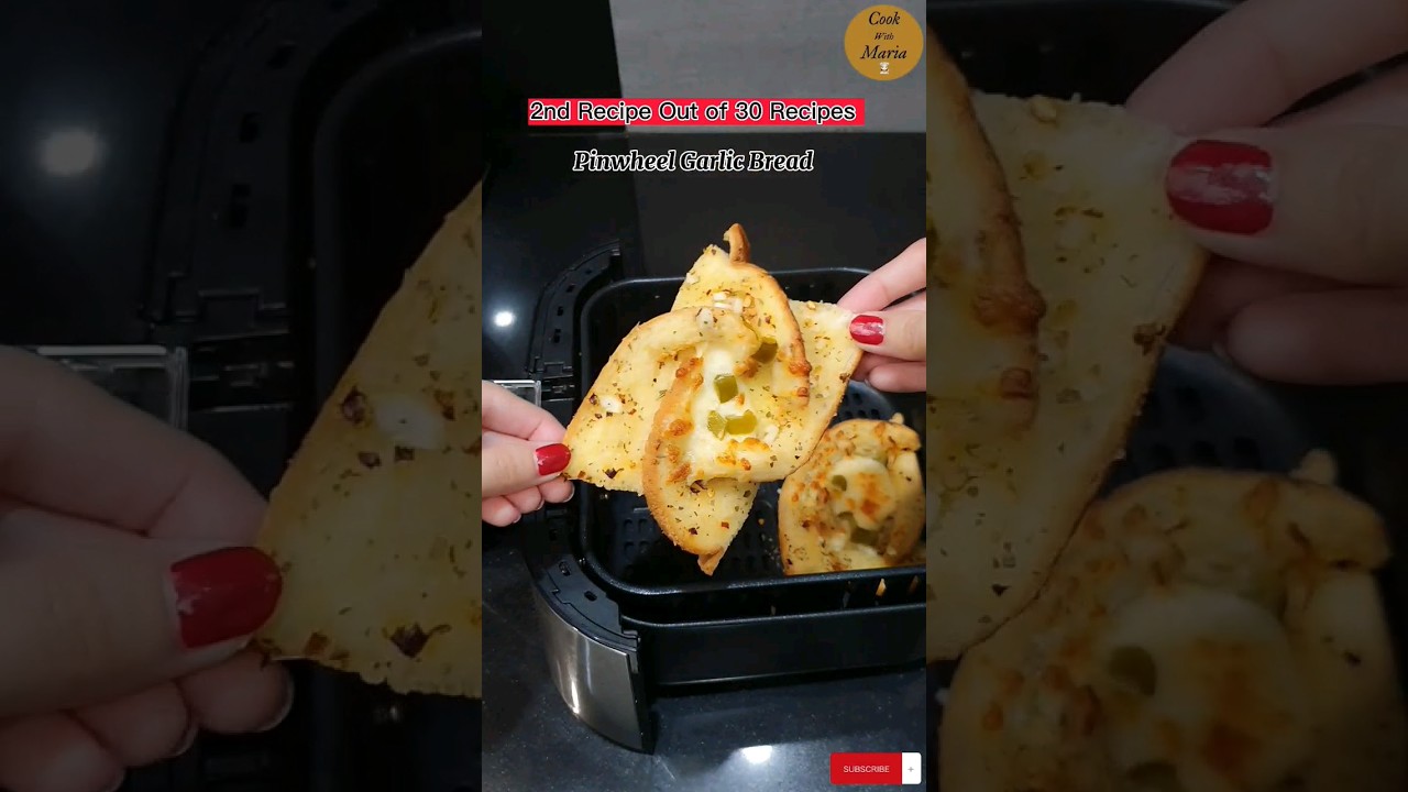 2nd Recipe Out of 30 Recipes💖 Pinwheel Garlicc Bread❤ 