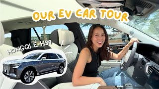 My Everyday Car Revealed!! Hongqi EHS9 Tour + Auto park & The best EV (Electric Vehicle).