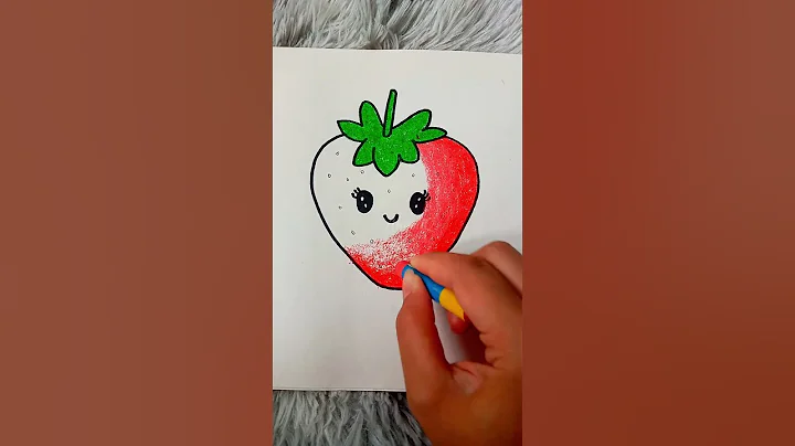 Color With Me: Cute Strawberry! 🎨🍓🍓✨