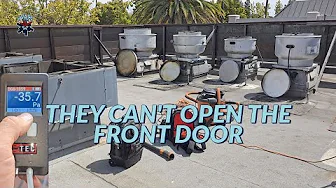 THEY CANT OPEN THE FRONT DOOR ( AIR BALANCE ISSUE)