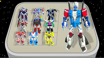 Merge Robot Evolution 3D Battle _ Cars vs Robots Merge Master Fusion Game