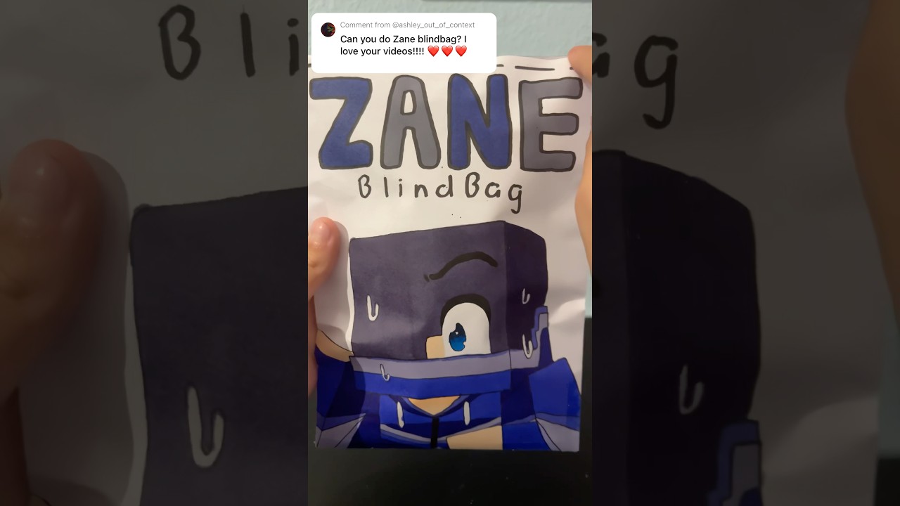 Unboxing ZANE Blindbag! 🖤🩶💙 