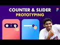 Counter & Slider - Number animation in Figma using Smart Animate