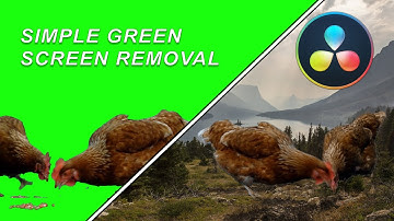 Easy Green Screen Removal in Davinci Resolve 16