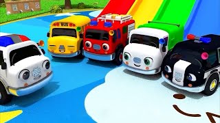 The Wheels On The Bus Go Round And Round Song - Baby songs - Nursery Rhymes &amp; Kids Songs