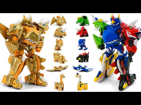 JurassicCops <strong>Gold</strong> &amp;amp; <strong>Color</strong> Union JuraKing Combination Dinosaur Retouch Transformation