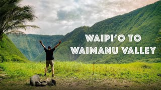 Waipio to Waimanu Valley hike. The Muliwai Trail. Currently  RESTRICTED to Hawai‘i Island Residents