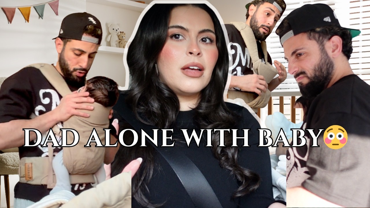 LEAVING MY BABY ALONE WITH MY HUSBAND FOR THE FIRST TIME!