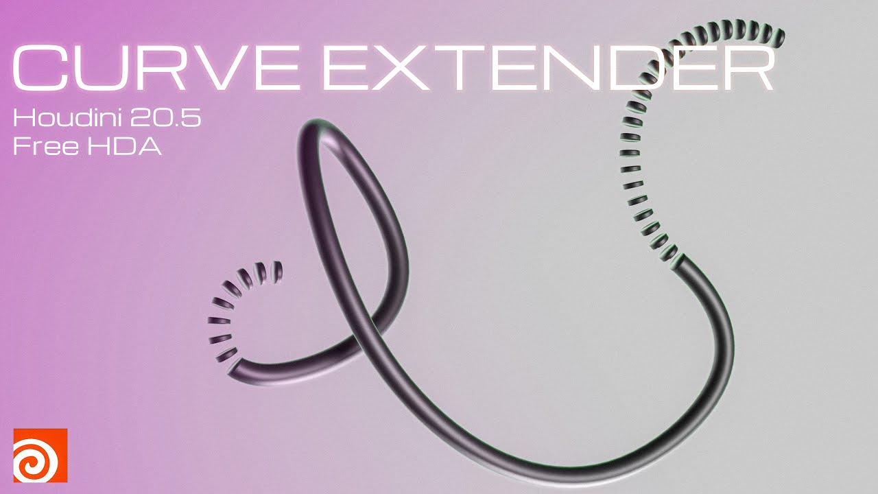 Curve Extender - Free Houdini HDA - YouTube