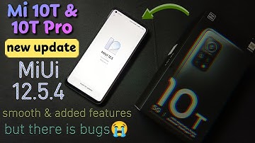 Mi 10T & 10T Pro MiUi 12.5.4 new update March | added new features but bugs😭