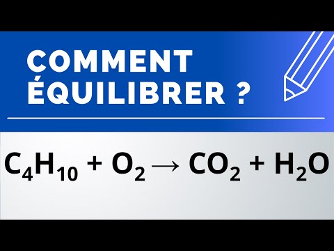 Vidéo: Comment équilibrer une équation de combustion ?