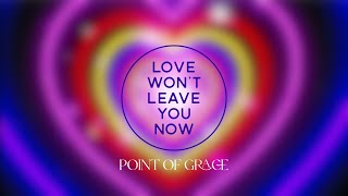 Point Of Grace | Love Won’t Leave You Now (Lyric Video)
Lyric video to the song “Love Won’t Leave You Now,” originally available on the multi-artist album “The Mercy Project,” released in 2000 to raise awareness and funds to benefit Mercy Multiplied (formerly known as Mercy Ministries of America).
Written by Jeff Borders, Gayla Borders and Lowell Alexander
Produced by Jeff Borders
Bass: Mark Hill
Drums and live loop: Steve Brewster
Electric guitars: Jerry McPherson
Programming and keyboards: Blair Masters and Jeff Borders
Piano: Tim Akers
Lead vocals: Heather Payne, Terry Jones, Shelley Breen, Denise Jones
Vocal arrangement: Jeff Borders and Point Of Grace
String arrangement: Carl Marsh Point Of Grace | Love Won’t Leave You Now (Lyric Video)
