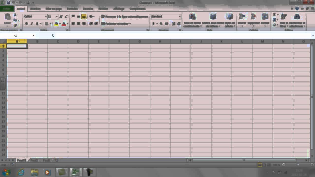 Présentation de l'écran du logiciel Excel.mp4 - YouTube