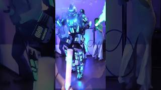 BEST WEDDING with MEGA ROBOT🎉#LaserShowUSA #Wedding #WeddingDay