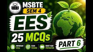 EES | PART 6 (Question 126 to 150) | 25 Important MCQs 🔥 | MSBTE SEM 4 | Part 6 | diploma