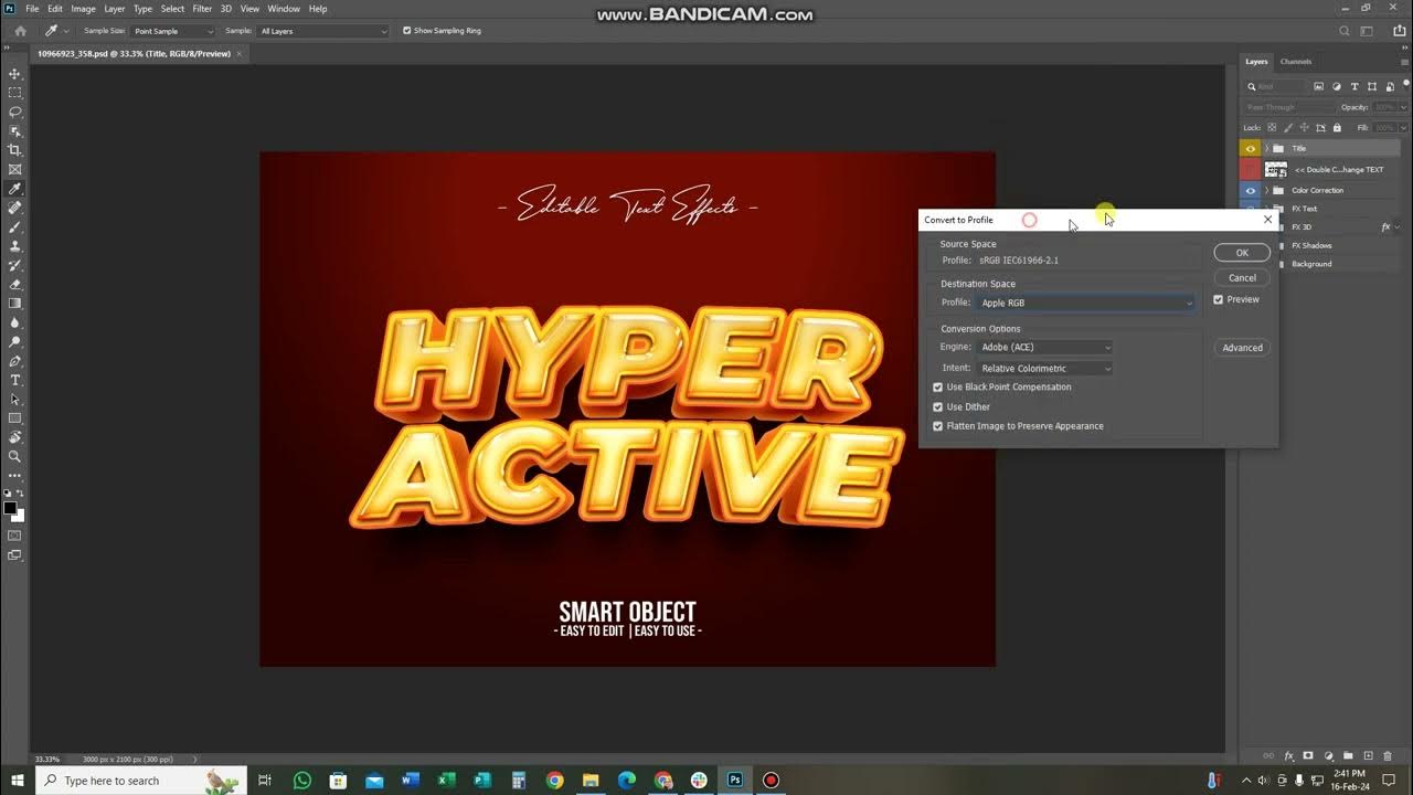 how-to-change-color-profile-in-photoshop-youtube