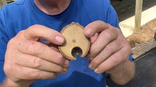 Hand And Bow Drill Hack For Poor Fire Board Materials