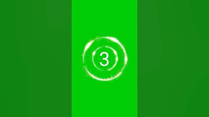 green screen timer ⏳⌛ countdown 3sec video #greenscreen #short #shorts