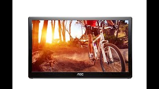 AOC E1659fwu 15.6 Inch Ultra Slim