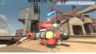 Playing TF2 with no mouse just keyboard(Pyro Version)