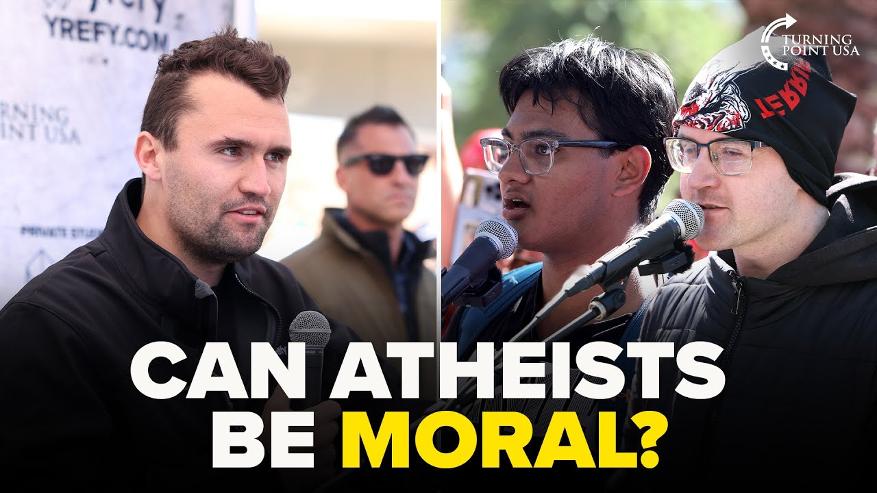 Charlie Kirk Debates Young Atheist on Objective Morality, Hitler, and the Christian Foundations of America