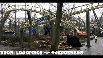Afbraak Python begonnen! [Efteling] 11-01-2018