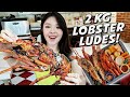 2 KG LOBSTER LUDES TANPA SISA !! PESTA SEAFOOD 1 MEJA !!