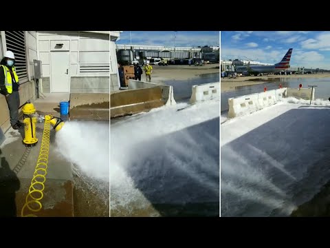NNI Hydrant Pumper Port 4-1/2" NST Diffuser at Ronald Reagon Airport Washington DC