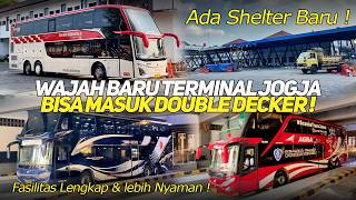 THE NEW FACE OF GIWANGAN TERMINAL JOGJA NOW ACCOMMODATES DOUBLE-DECKER BUSES‼️MORE ORGANIZED & NE...
