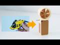 I made a micro fan from a broken RC helicopter!
