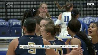 Georgia Tech vs. Duke Full Match Replay | 2026 ACC Volleyball