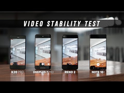 OPPO Reno 2 vs Note 10+ vs OnePlus 7 Pro vs K20 Pro | Video Stabilisation Test