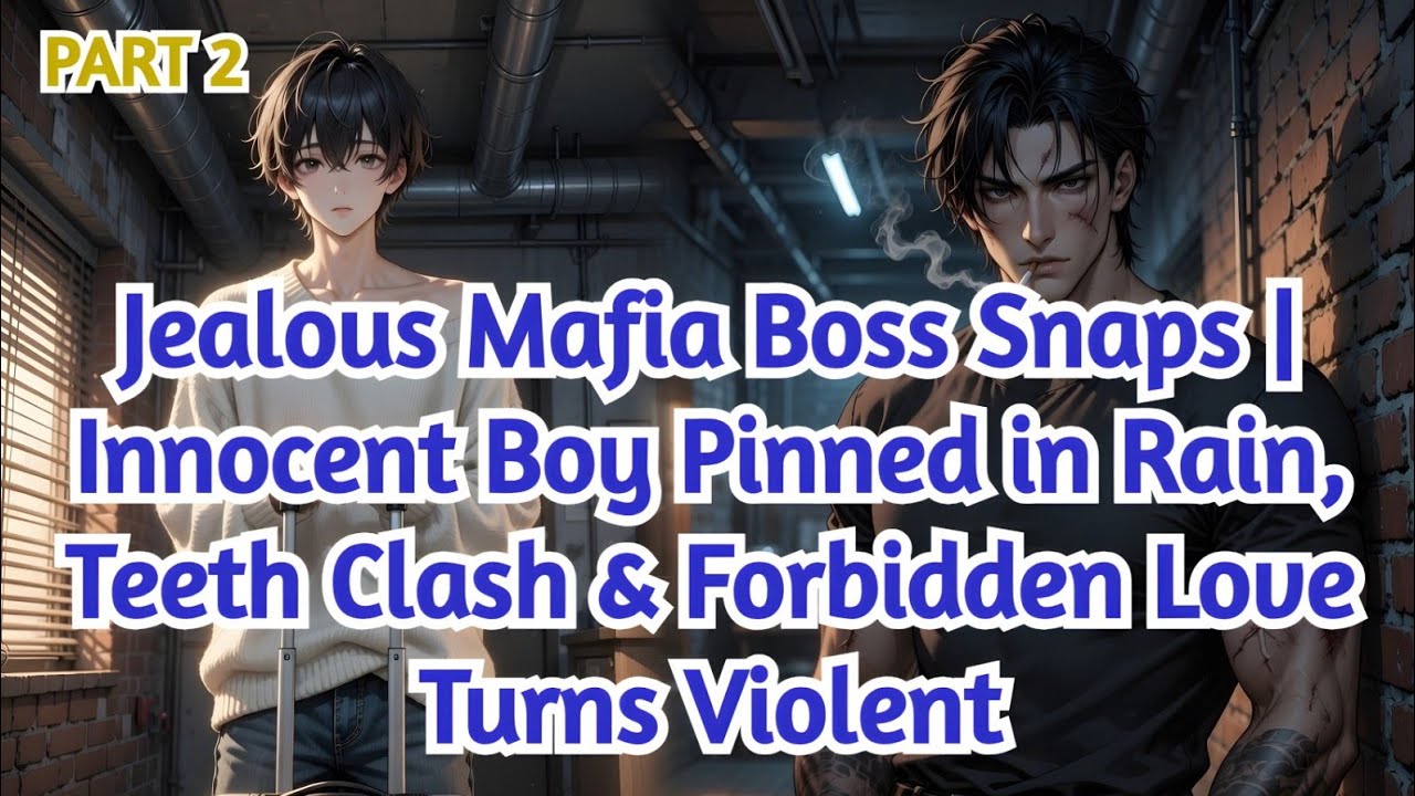 BL 🌈 Mafia Boss Pin Innocent Boy Against the Wall Jealousy, Blood & Forbidden Story #bl 