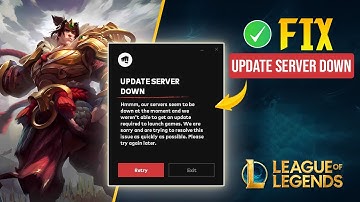 How to Fix Update Server Down Error in League of Legends on PC | Riot Games Update Server Down Error