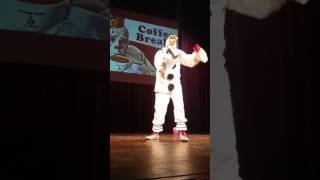 Puddles Really Loves His Coffee