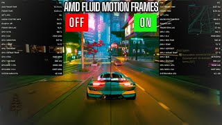 AMD Fluid Motion Frames (aka Frame Generation) \\ 4K Cyberpunk 2.0 Phantom Liberty Tested // 7900XTX