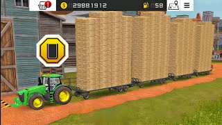 وفرت لعبة FS 18 كميات غير محدودة من علف الأبقار وأكوام التبن المربعة! FS18 متعدد اللاعبين - الزرا... screenshot 3