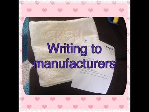 Coupons Galore UK Writing to manufacturers