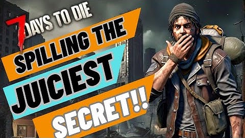 7 days to die 1.1 You need to know this new SECRET horde base design!!! not a glitch!