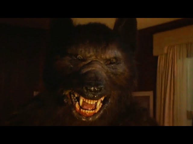 werewolf from the movie silver bullet breaking down a, Midjourney