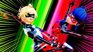[Miraculous Ladybug Multiverse] Shady Bug & Claw Noir Duet Transformation 🐞🐱