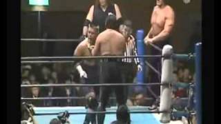 Giant Sing(Great Khali) & Giant Silva & Masahire Chone VS Tatsutoshi & Hiro & Hiroyoshi