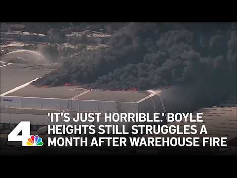‘Smells like a dead cat.' 30 days since Boyle Heights warehouse fire