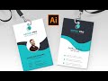 ID Card Design in Adobe Illustrator